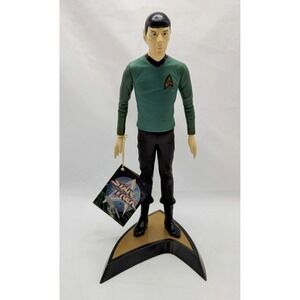 1991 Hamilton Gifts Star Trek Mr. Spock 11" Figure & Stand
